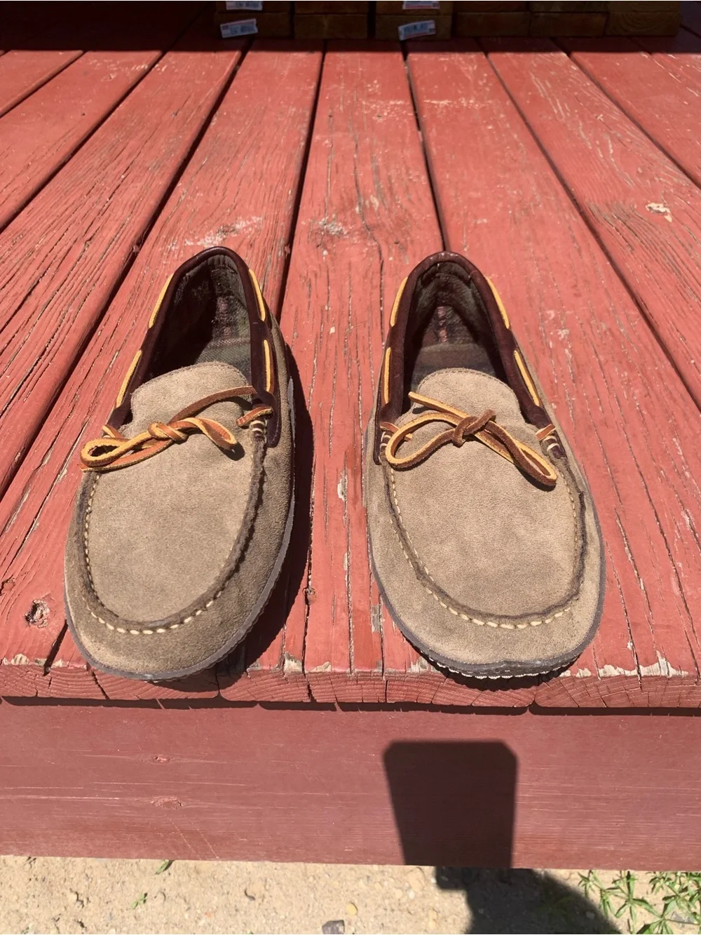 Men’s L.L. Bean Handsewn Slippers, Flannel Lined